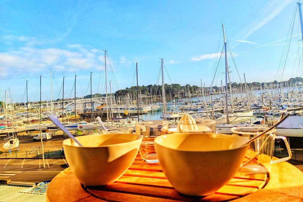 Les Balcons De La Trinite - Vue Sur Mer Et Le Port Exteriör bild